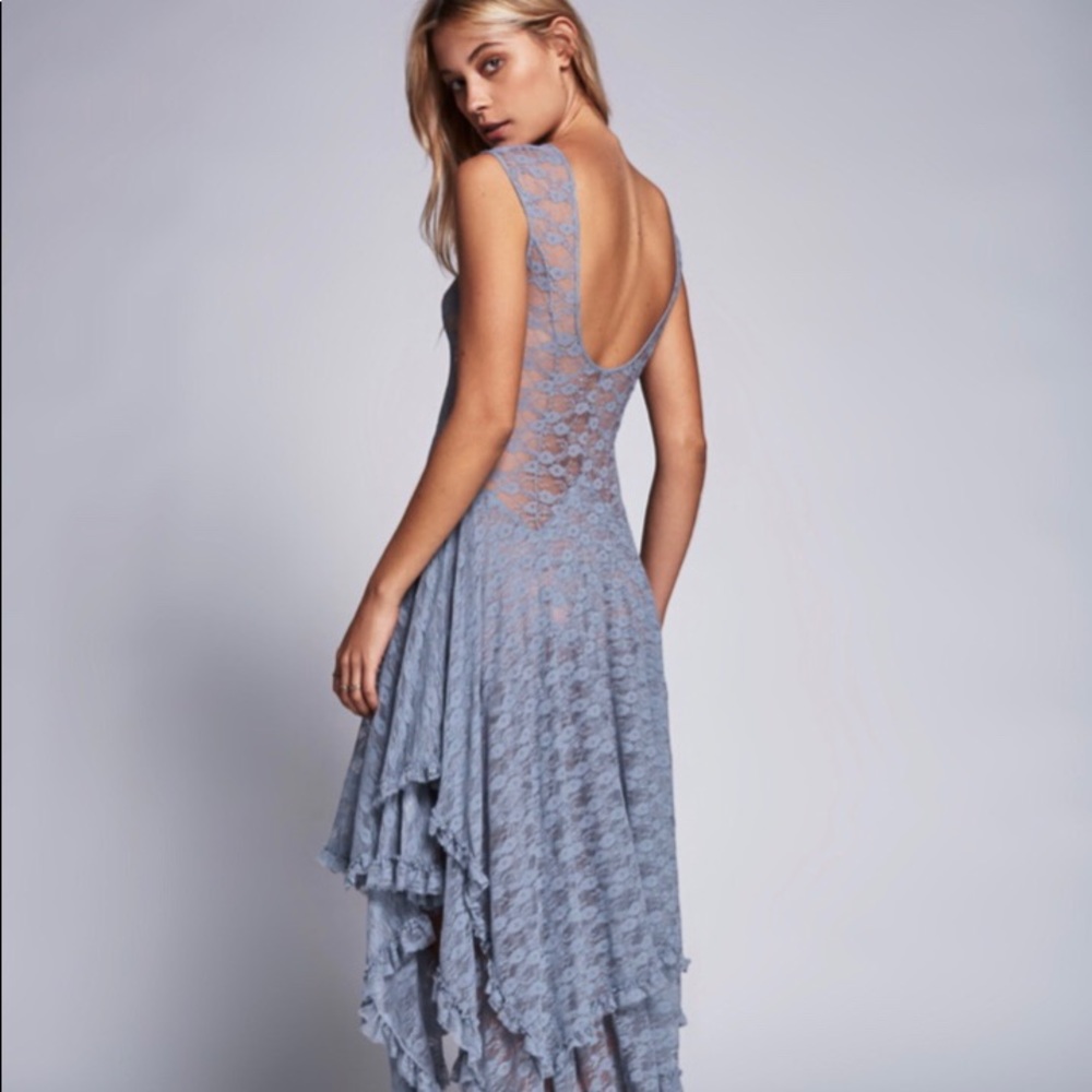 Free People French Courtship slip dress SZ S